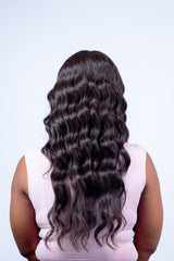 22" NATURAL BEACH WEAVE WIG