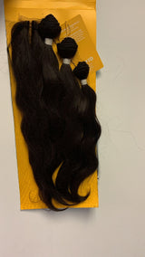 LONG WAVY 15, 17.5, 18.5" (Bundle with Closure)